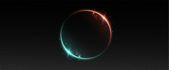 Modern illustration, circle, glow, ring, vortex, halo, abstract overlay effect, and transparent elements in PNG format create a stunning PNG visual for cosmic, glowing, and tech-inspired designs.