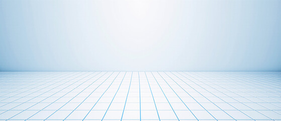 Blank interior with a blue wall and wooden floor in an empty room, a perfect space for home design