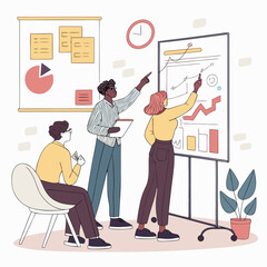 business meeting in office