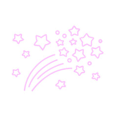 pink and white stars
