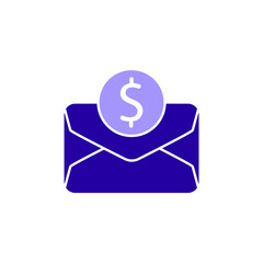 Icon a email, isolated against a clean background.