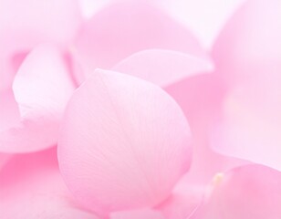 Fototapeta premium Soft pink petals of delicate flowers in a close up view