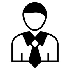 Personal outline mixed icon