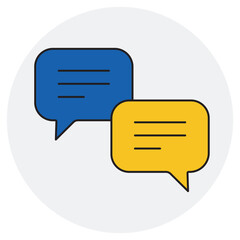 Chat Icon, Instant Talk, Instant Talk, vector