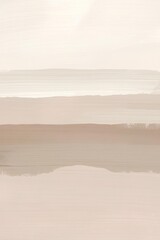 Obraz premium A soft, neutral-toned background of horizontal acrylic brushstrokes layered in a calming palette of cream, soft taupe, light sand, and warm beige. The textures are subtle, with organic brush edges