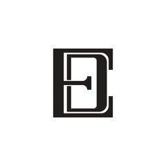 ED logo design concept