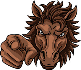 Horse Mustang Stallion Bronco Sports Team Mascot