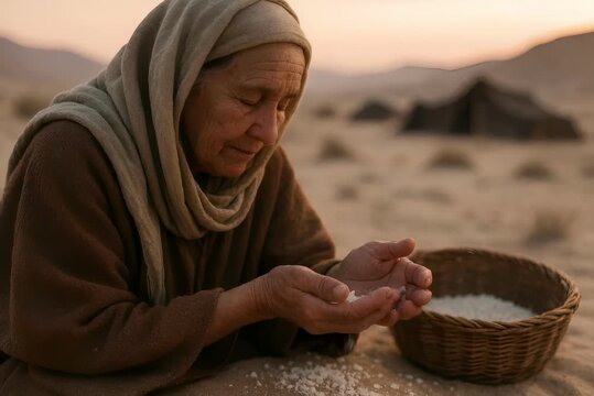 Manna from Heaven: Divine Provision for the Israelites in the Wilderness