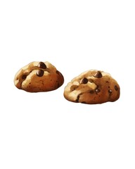 Freshly baked chocolate chip cookies ready to enjoy on a sunny afternoon at a cozy kitchen table