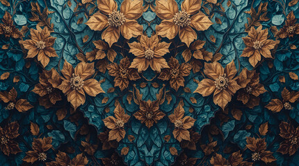 seamless texture of blue fabric