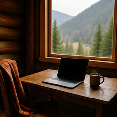 Mountain Cabin Workspace