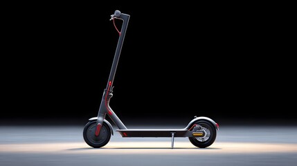 Electric Scooter in Minimalist Design Showcasing Modern Urban Mobility Solutions