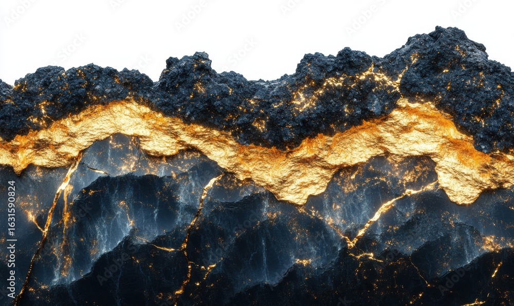 Poster abstract geological formation rock gold layer background texture pattern