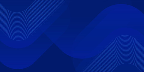 Abstract blue background. Modern simple blue geometric design. Minimal shapes.