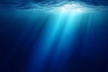 Underwater Sunlight, Deep Blue Sea.