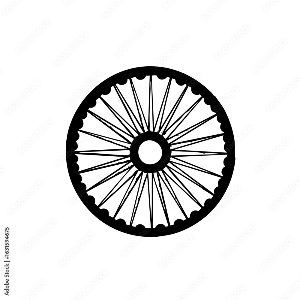 Aufkleber graphic image effects featuring a stylized wheel design on white background. image effects enhance v