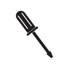 flat icon vector illustration of screwdriver