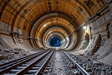 tunnel construction follows strict engineering standards and safety protocols minimizing human errors and ensuring proper implementation of support systems underground.
