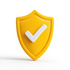 3D yellow shield with white checkmark (1)