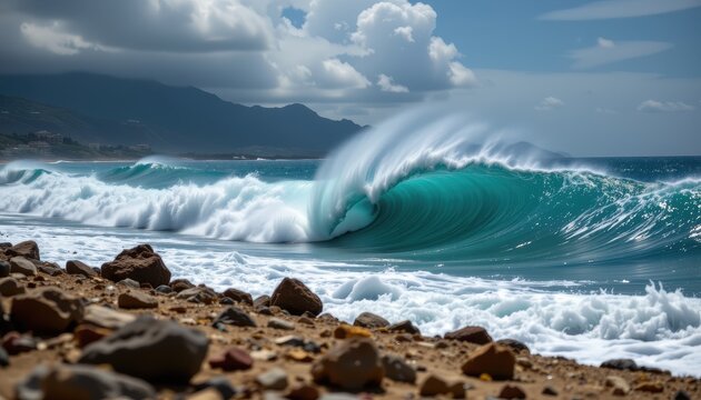 tsunamis formed by earthquakes depend on the depth and strength of the quake with shallow strong quakes being the most likely to cause large waves