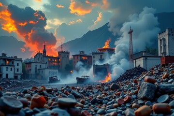 large scale disasters can impact national stock markets with investors reacting to uncertainty disruption and the anticipated cost of recovery