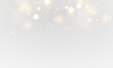 Yellow dust glow with shiny sparkle, magic light and fantasy background png.