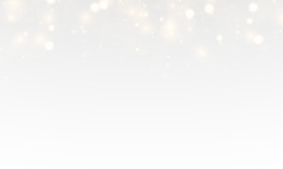 Yellow dust with bright glow, shiny particles and transparent celebration effect png. Sparkling yellow stardust with magic light, fantasy shine and vector decoration png.