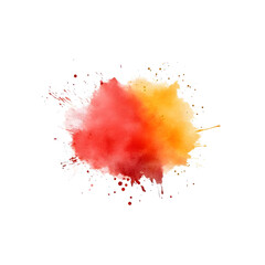 Red Orange Watercolor Abstract Background