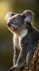 Obraz premium Koala Portrait Soft Morning Light Depth of Field