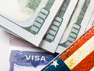 Fee for US visa 250 dollars, USA Visa, Visa in passport, US visa, tour, airport, customs, news,...