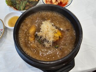 Korean Medicinal Chicken Soup with Sanghwang Mushroom (Samgyetang)