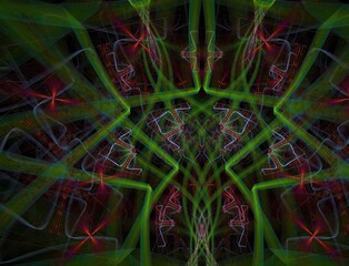 Imaginatory fractal abstract background Image