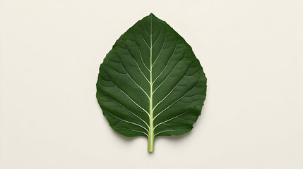 Green Leaf Illustration, Botanical Image