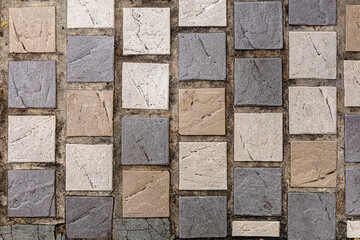 Geometric Paving Tile Square Pattern Background