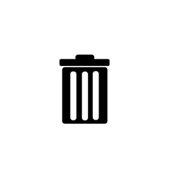 vector trash can icon