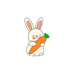 rabbit with carrot
