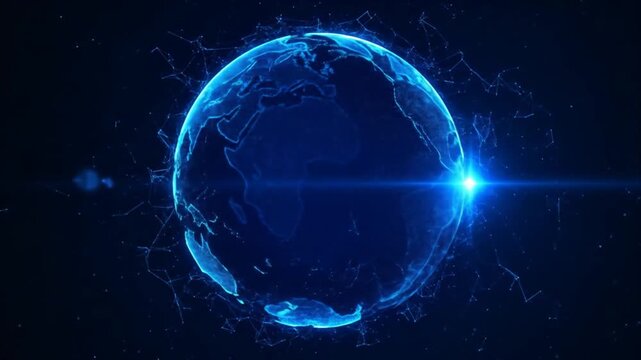 Digital representation of Earth's interconnectedness