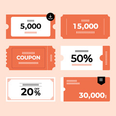 Coupon Template Kit for Commercial Use