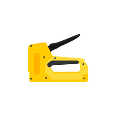 Staple gun flat design. Office Stapler icons illustration on white background. vector for office tool design
