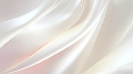 Abstract White Silk Fabric Background Texture.