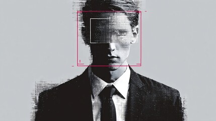 Deepfake Symbol Concept for Adobe Stock Photos