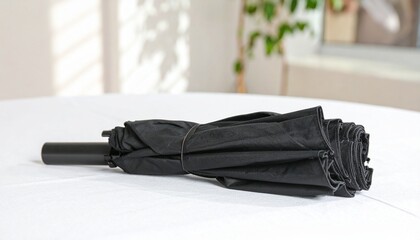 black and white umbrella