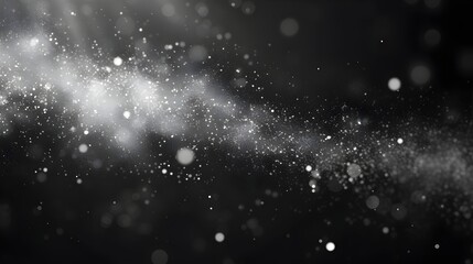 Black Glitter background with bokeh, HD Wallpaper, banner