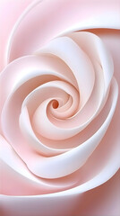 Abstract 3D Rose Illustration