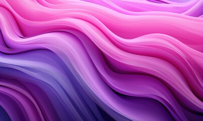 Obraz premium Abstract fluid waves background with pink and purple gradient colors