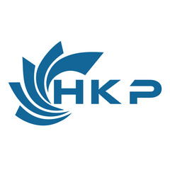 HKP letter design. HKP letter technology logo design on a white background. HKP  Monogram logo design for an entrepreneur and business.
