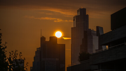 Sunrise Over London with St Paul's Church