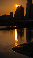 Sunrise Over London with St Paul's Church