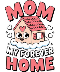  Mom: Pure Love  t-shirt design