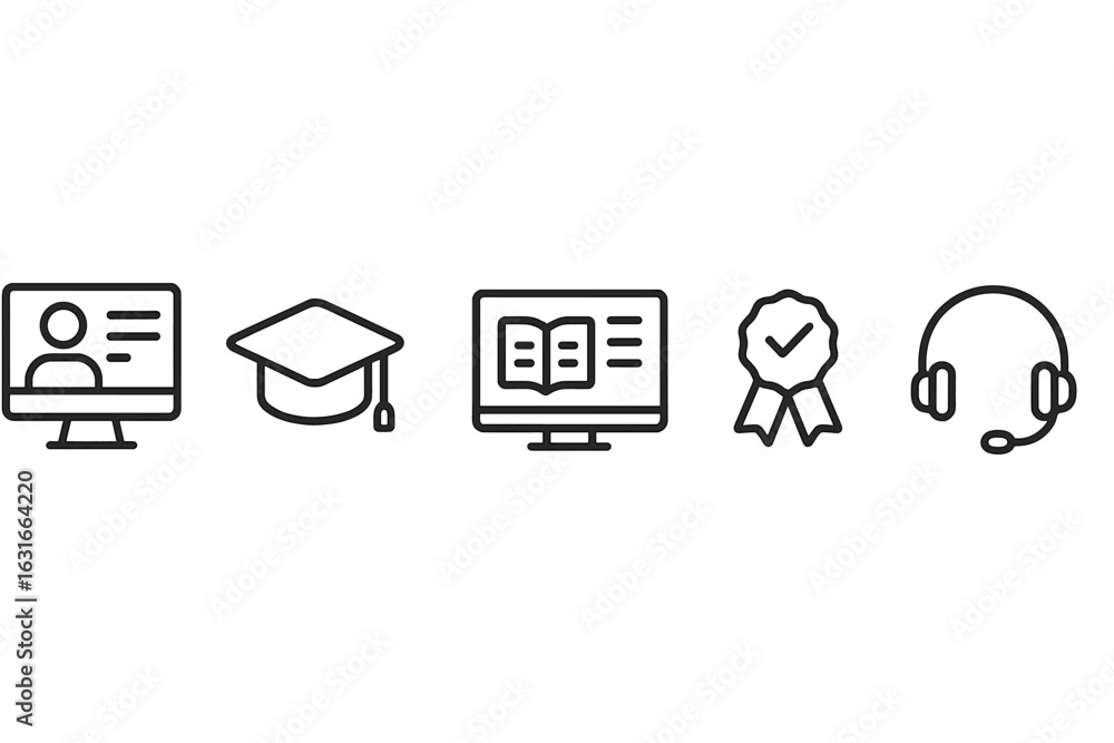 Poster online education tools support learning and skill development in a digital environment tailored for 